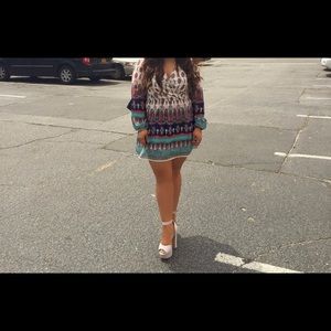 Paisley loose a line dress